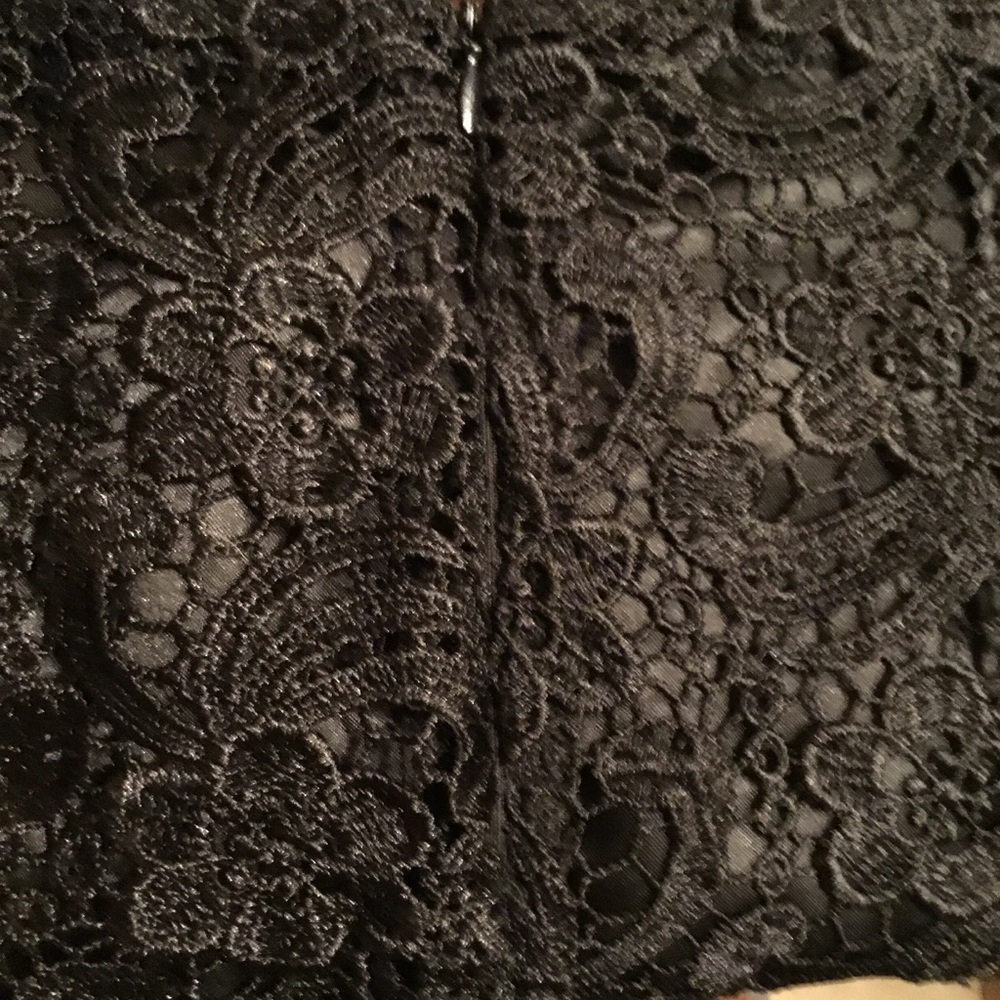 🆕Young Lady Lace / Slip Mini Skirt / Half Zipper / Black / Loops Hem  / Fashion